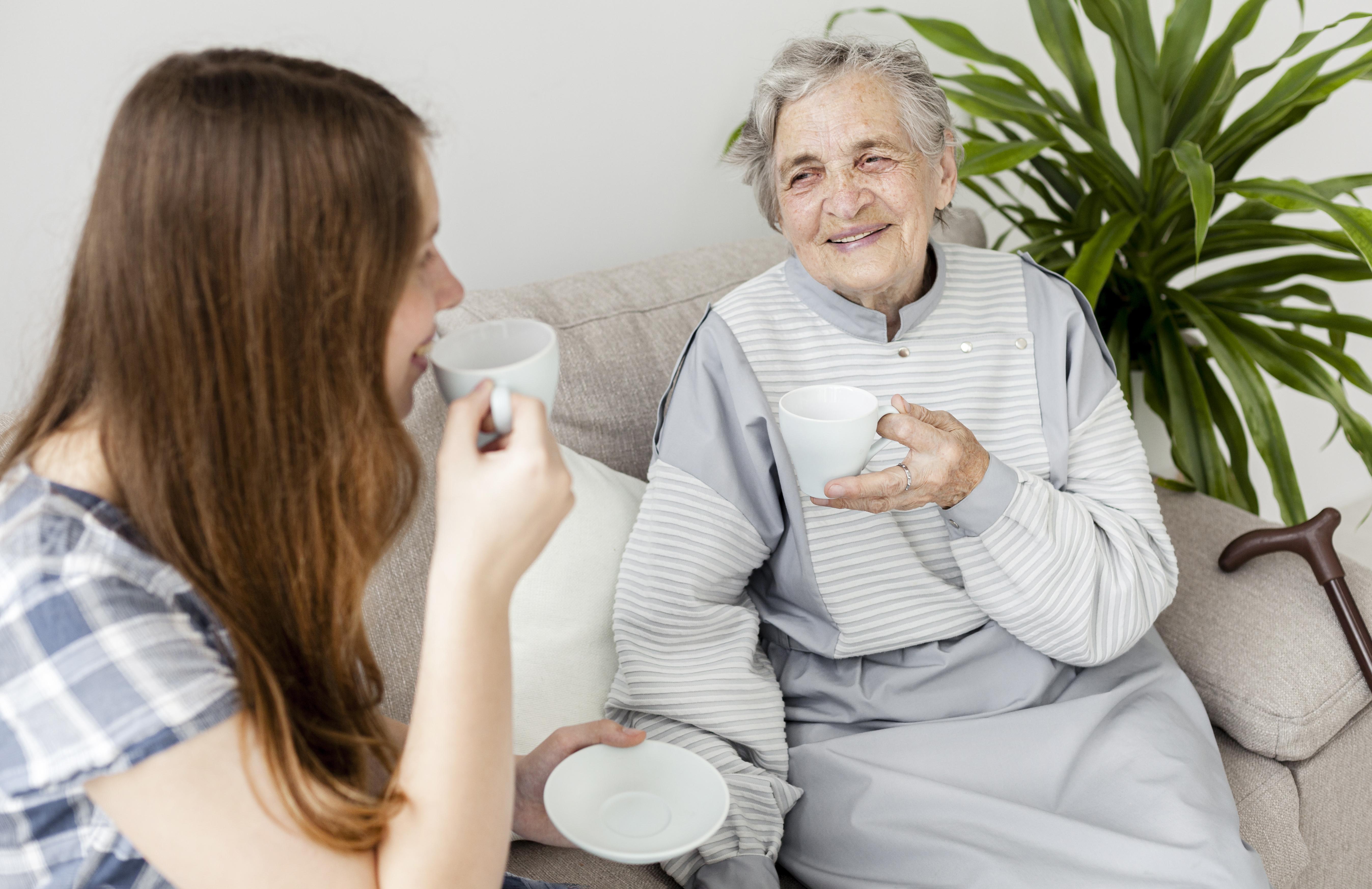 Seniors enjoying personalized care